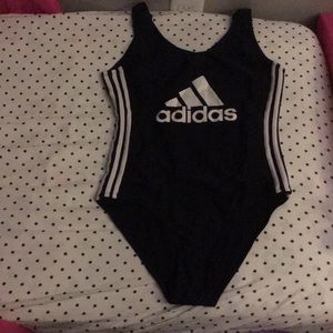 Black and white swimsuit